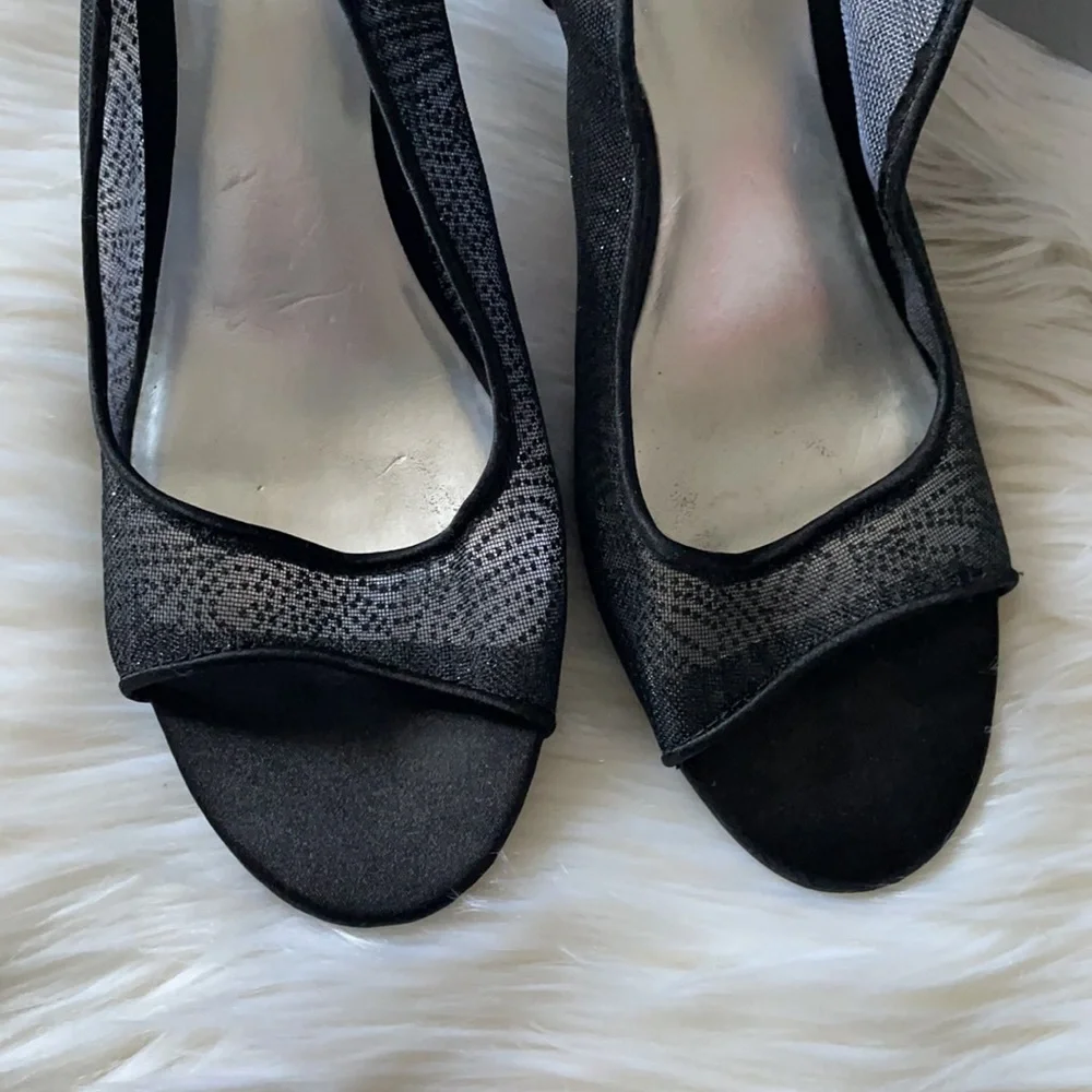 Open Toe Heels - Picture 2 of 7